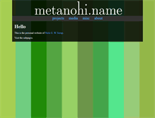 Tablet Screenshot of metanohi.name